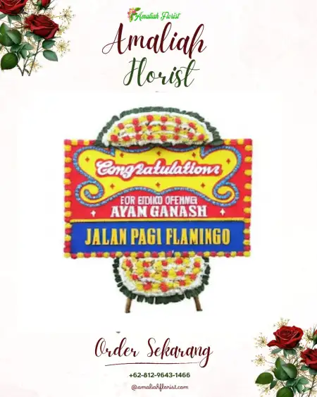 Sewa Papan Bunga Pajangan